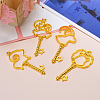 24Pcs 12 Style Alloy Open Back Bezel Pendants PALLOY-CJ0001-128-7