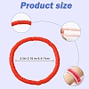 6Pcs 6 Colors Handmade Polymer Clay Stretch Bracelets BJEW-SW00138-2