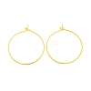 Brass Wine Glass Charm Rings Hoop Earrings X-EC067-3G-1