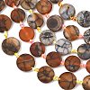 Natural Fire Crackle Agate Beads Strands G-A306-A01-01-4