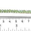 Electroplate Transparent Glass Beads Strands EGLA-A035-T4mm-L09-4