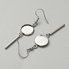 314 Stainless Steel Earring Hooks LS-STAS-WH0046-01B-2