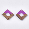 Resin & Walnut Wood Links connectors RESI-S367-15E-2