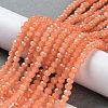 Baking Painted Imitation Jade Glass Bead Strands DGLA-A034-J4MM-A31-5