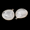 Natural Quartz Crystal Pendants G-B009-07G-W-4