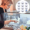 Column Plastic Loose Diamond Storage Screw Top Foam Gem Jars CON-HY0001-04A-6