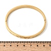Chevron Engraved 304 Stainless Steel Hinged Bangles BJEW-D408-28G-3