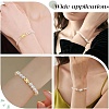6Pcs 6 Styles 304 Stainless Steel Fold Over Clasps STAS-PH0006-09-5