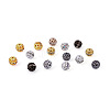 Cheriswelry 80Pcs 8 Colors Alloy Rhinestone Beads FIND-CW0001-12-2