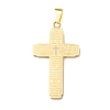 201 Stainless Steel Big Pendants STAS-C149-01G-1
