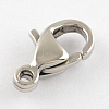 Tarnish Resistant Polished 304 Stainless Steel Lobster Claw Clasps STAS-R072-42A-1