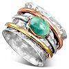 Retro Alloy Turquoise Finger Rings FS-WG5E832-04-4