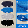 8Pcs 4 Colors Cotton Reusable Hard Hat Sweatband FIND-GA0004-79-5