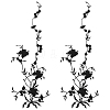 Flower Shape Cloth Embroidery Applqiues PATC-WH0012-52B-1