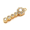 Brass Micro Pave Cubic Zirconia Pendants KK-F901-03E-G-2