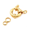 Brass Spring Ring Clasps KK-D407-01G-B-2