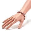 Handmade Polymer Clay Heishi Beads Stretch Bracelets BJEW-JB07309-3