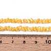 Electroplate Opaque Glass Beads Strands GLAA-N022-4mm-22-2