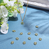 12Pcs Brass Micro Pave Cubic Zirconia Charms KK-BBC0027-44-4