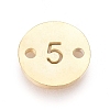 Numbers 304 Stainless Steel Links LS-STAS-G216-05G-2