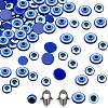 202Pcs Resin Evil Eye Cabochons CRES-NB0001-23-1