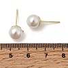 Iron Stud Earring Findings STAS-WH0029-02C-01-1-3
