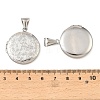 316 Stainless Steel Locket Pendants STAS-K321-10P-3