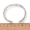 Brass Cuff Bangles for Women BJEW-F514-02P-5