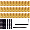 Alloy and Brass Pin Keepers Locking Clasps TOOL-WH0059-082A-G-1