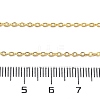 Brass Cable Chain Necklaces for Men Women NJEW-G160-05G-5