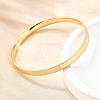 Brass Cuff Bangles for Women BJEW-G742-01G-3