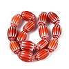 Handmade Millefiori Glass Barrel Beads LA-N002-15F-2