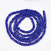 Opaque Color Glass Beads Strands X-GLAA-S178-09B-2
