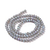 Electroplate Opaque Solid Color Glass Beads Strands EGLA-A034-P4mm-L13-2