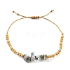 Natural Gemstones Adjustable Bracelets VY0463-6-1