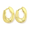 Rack Plating Oval Brass Hoop Earrings for Women EJEW-G410-49G-1