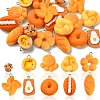 20Pcs 10 Styles Opaque Resin Imitation Food Pendants RESI-YW0001-69-1