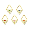 MIYUKI Glass Seed Beaded Pendants PALLOY-MZ01349-1