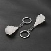 Natural Quartz Crystal Keychain G-G997-D08-4