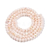 Electroplate Opaque Solid Color Glass Beads Strands EGLA-A044-P3mm-L05-3