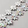 Glass Rhinestone Chains Garland Strands For Wedding AJEW-WH0475-90-1