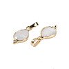 Natural White Moonstone Faceted Pendans X-KK-L218-004G-04-2