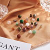 24Pcs 12 Style Natural Red Jasper 3-Hole Guru Bead Strands G-CD0001-10-7