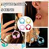Two Tone Opaque Acrylic Pendants SACR-FZC0001-002F-7