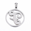 Non-Tarnish 304 Stainless Steel Pendants STAS-K162-048P-2