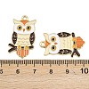 Thanksgiving Theme Alloy Enamel Pendants X-FIND-I065-04A-G-3
