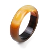 Dyed & Heated Natural Striped Agate/Banded Agate Finger Rings for Women RJEW-Z075-02T-2