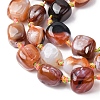 Natural Fire Crackle Agate Beads Strands G-P605-C01-01-4