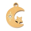 304 Stainless Steel Rhinestone Pendants RB-CBAB4B7-01D-G-1