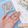 100Pcs Easter Theme Tibetan Style Bead Frames TIBEB-HY0001-12AS-3